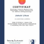 Certyfikat obliczenia i analiza mostków cieplnych