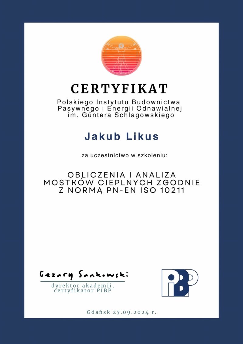 Certyfikat_PIBP_Mostki_Cieplne_Jakub_Likus Certyfikat obliczenia i analiza mostków cieplnych
